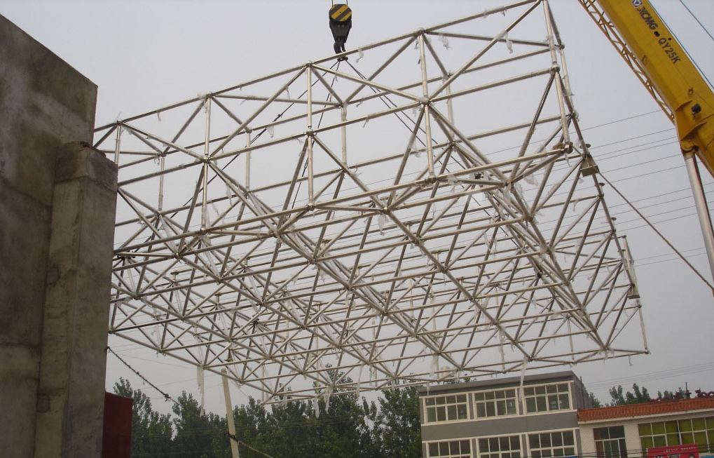 广元不锈钢门头网架安装